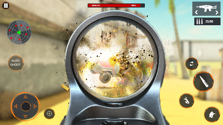 #4. Counter Gun Strike FPS Offline (Android) By: Action Addictive Games