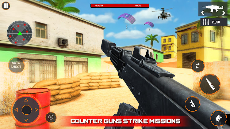 #7. Counter Gun Strike FPS Offline (Android) By: Action Addictive Games