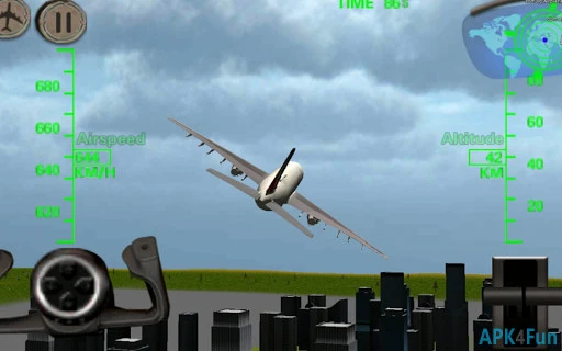 3D Airplane Flight Simulator Screenshot Image