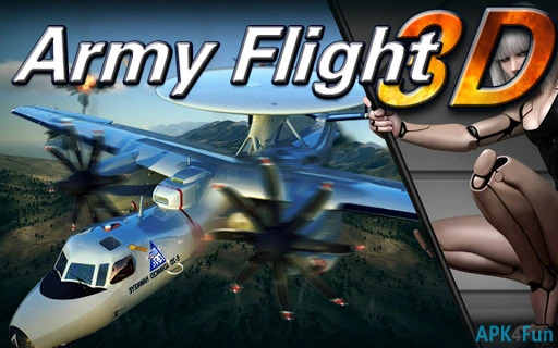 3D Army Plane Flight Simulator Screenshot Image