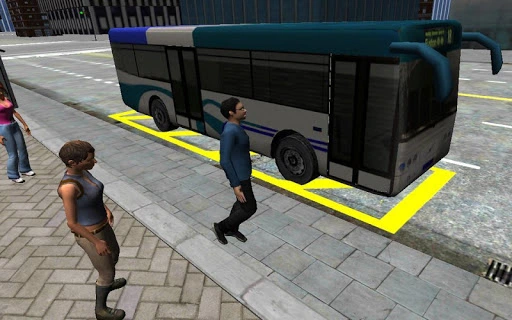 3D City driving - Bus Parking Screenshot Image