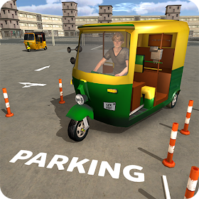 3D Tuk Tuk Auto Parking Games