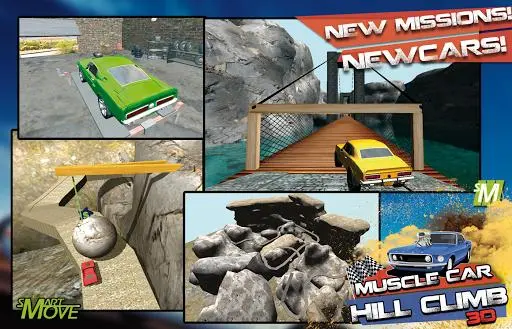 3d Hill Climb Muscle Cars 2014 Screenshot Image