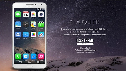 8 Launcher Screenshot Image