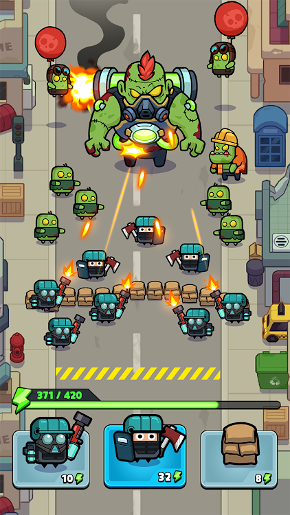 #1. Alien Fight: Police vs Zombie (Android) By: HIGAME Jsc