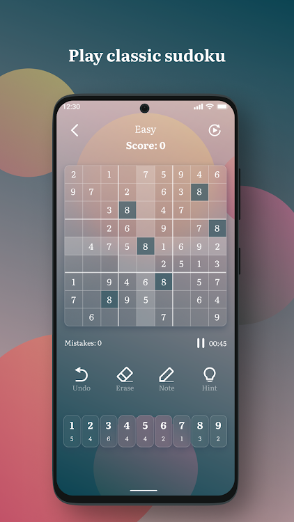 #1. Ambient Sudoku (Android) By: South Games