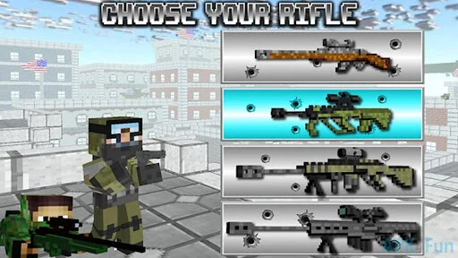 American Block Sniper Survival Screenshot Image