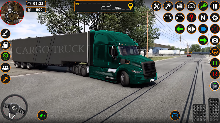 #1. American Cargo Truck Games Sim (Android) By: Gaming Pod