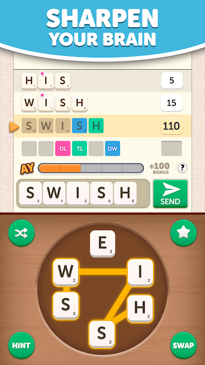 #1. Anagram Yatzy - Word Game (Android) By: FunCraft Games