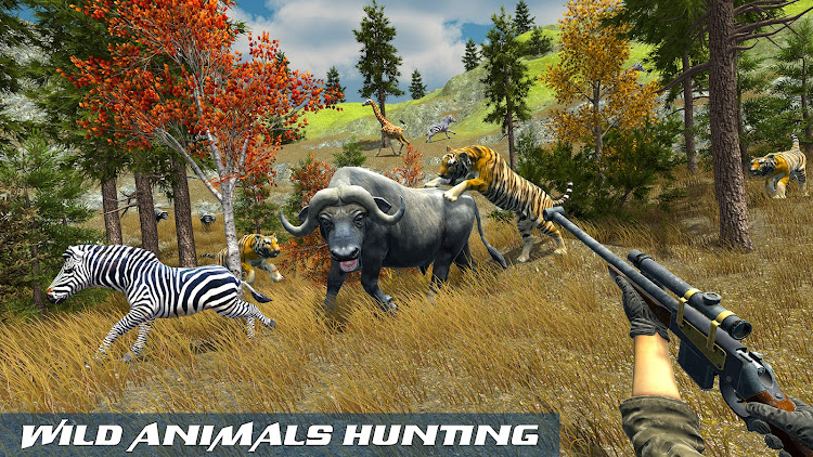 #1. Animal Hunting Safari Shoot (Android) By: Stunt Racing Games