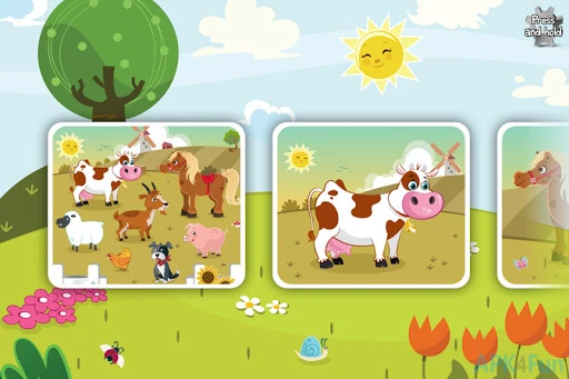 Animal Jigsaw Puzzle Toddlers Screenshot Image