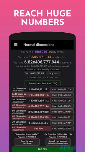 Antimatter Dimensions Screenshot Image