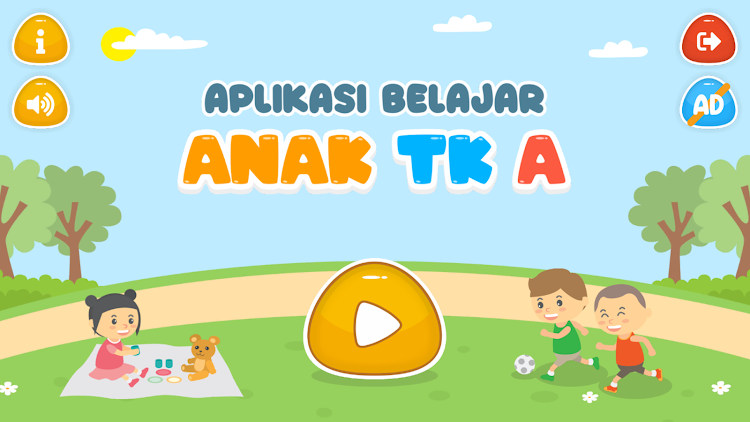 #1. Aplikasi Belajar Anak TK A (Android) By: Qreatif