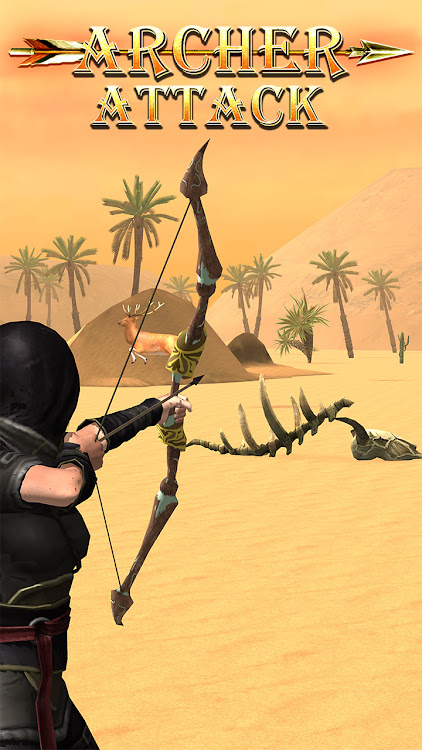 #1. Archer Attack : Animal Hunting (Android) By: Gamezeniq Technologies