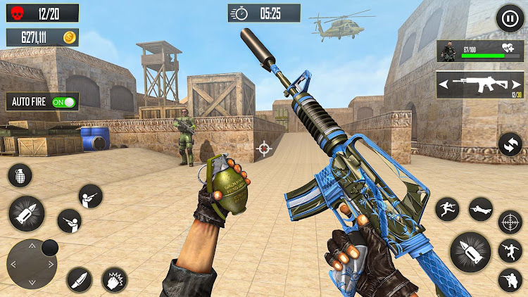 #2. Army Commando Secret Mission (Android) By: WarXone Gaming