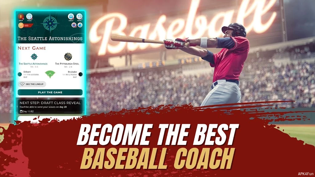 Astonishing Baseball Manager Screenshot Image