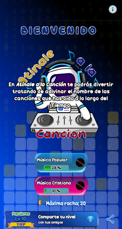 #1. Atinale a la Cancion (Android) By: Mr. Barajas Systems