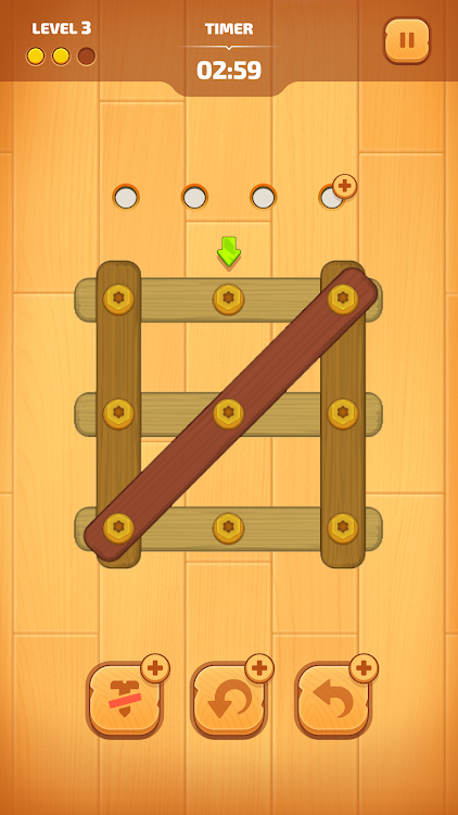 #1. Awesome Bolts & Screws Puzzle (Android) By: SayGames Ltd