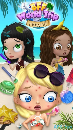 BFF World Trip Hawaii Screenshot Image