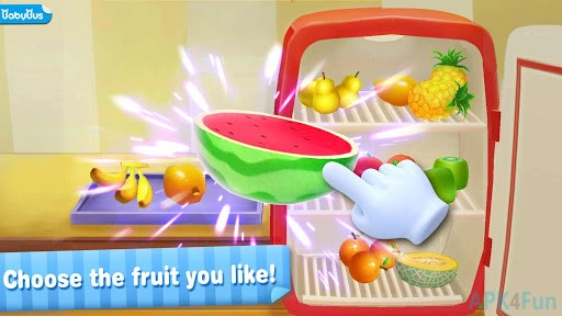 Baby Panda Makes Fruit Salad Screenshot Image