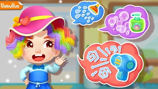 Baby Panda's Hair Salon Screenshot Image