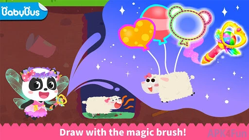 Baby Panda's Magic Paints Screenshot Image