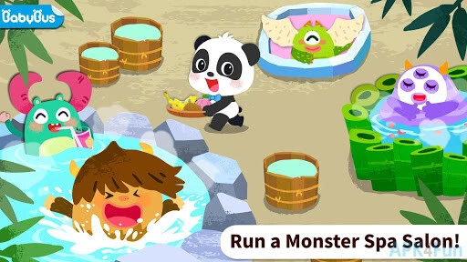 Baby Panda's Monster Spa  Salon Screenshot Image