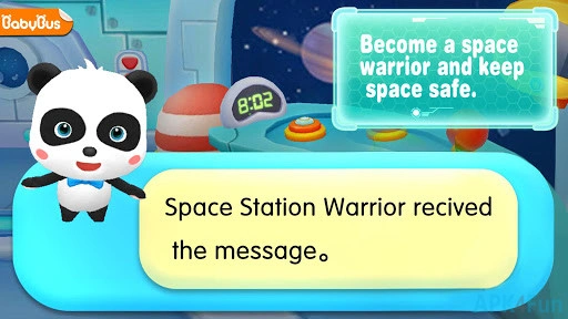 Baby Panda's Space War Screenshot Image