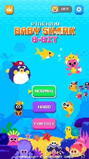 Baby Shark 8Bit Screenshot Image