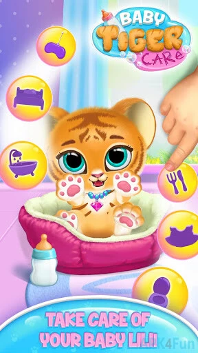 Baby Tiger Care Screenshot Image