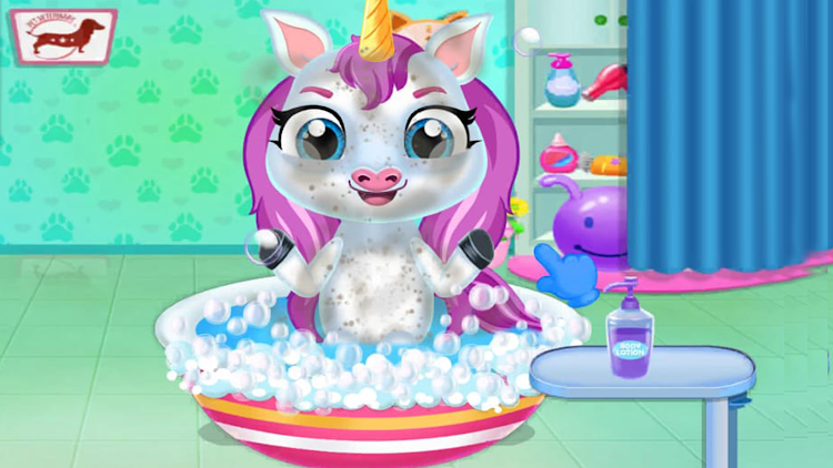 #1. Baby Unicorn - Anime Pet Games (Android) By: Petdragon Inc