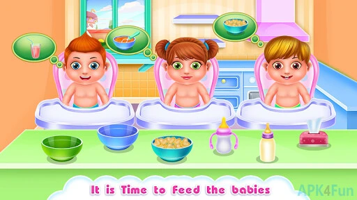 Babysitter a Day with Triplets Screenshot Image