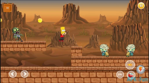 Bart Simpson Vs Zombies Screenshot Image