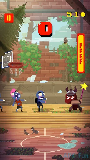 Basketball vs  Zombies Screenshot Image