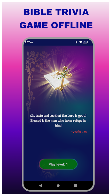 #1. Bible Trivia (Android) By: Kinzudi Apps