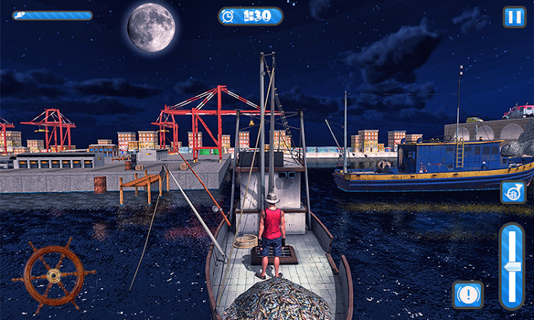 #1. Big Fishing Ship Simulator 3D (Android) By: Extreme Games Production