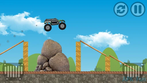 Big Tyres on Hill (Monster Truck) Screenshot Image