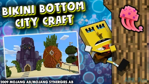 Bikini Bottom City Craft Screenshot Image