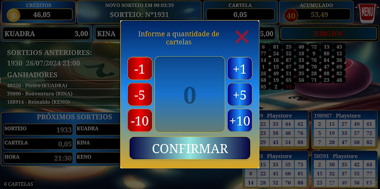 #8. Bingo 5 Centavos (Android) By: Entretenimento Apps Alfa