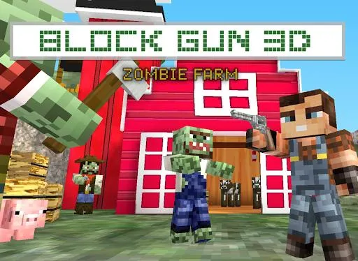 Block Gun 3D: Zombie Farm Screenshot Image