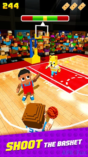 Blocky Basketball FreeStyle Screenshot Image