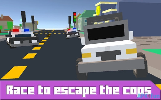 Blocky City: Drift Racing Craft Screenshot Image