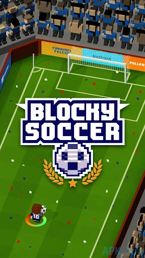 Blocky Soccer Screenshot Image