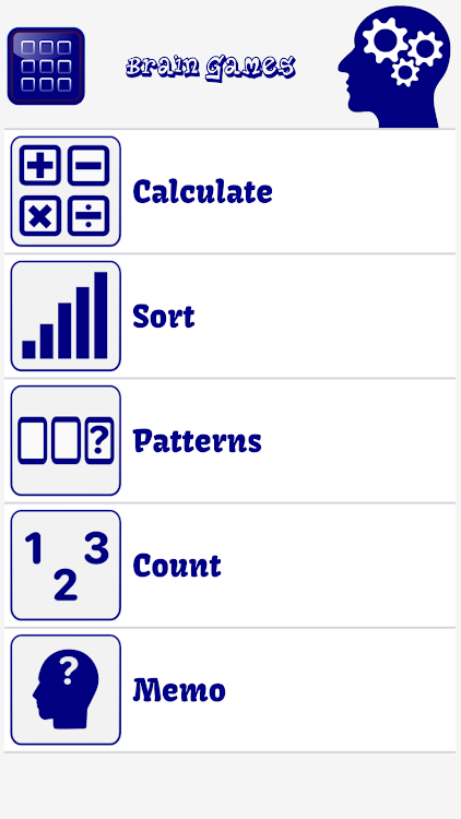 #1. Brain Math & Memo Logic Games (Android) By: Boriol