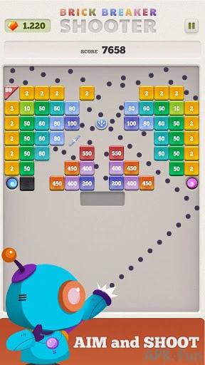 Bricks Breaker Shooter Screenshot Image