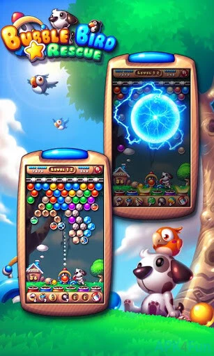 Bubble Bird Rescue Screenshot Image