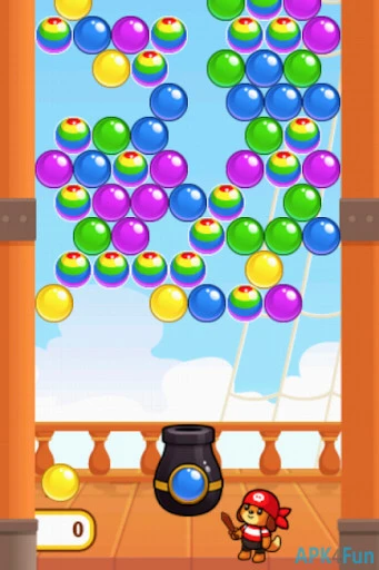 Bubble Shoot Cute Pirate Screenshot Image