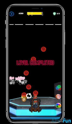 Bubble Shooter Vector Glow Screenshot Image