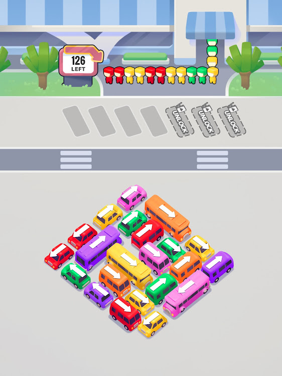 #7. Bus Frenzy : Station Shuffle (Android) By: Life Coloring