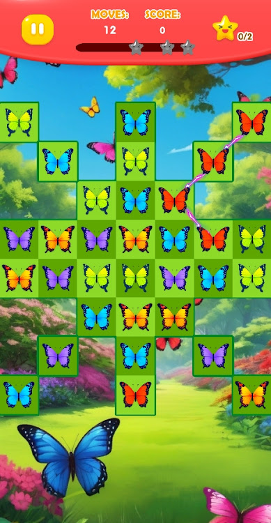 #1. Butterfly Match (Android) By: ITIC Game